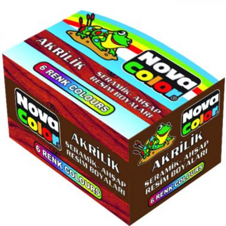 Nova Color Akrilik Boya 6lı Tk Nc-180