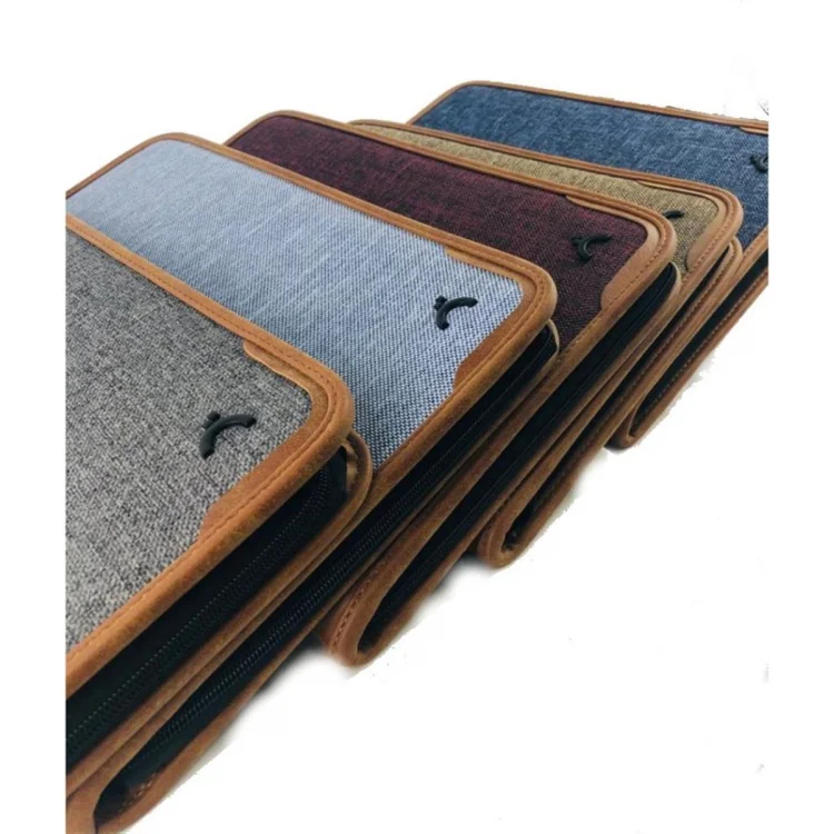 Önder Exclusive A4 Fermuarlı El Portföyü Açık Gri 804-04