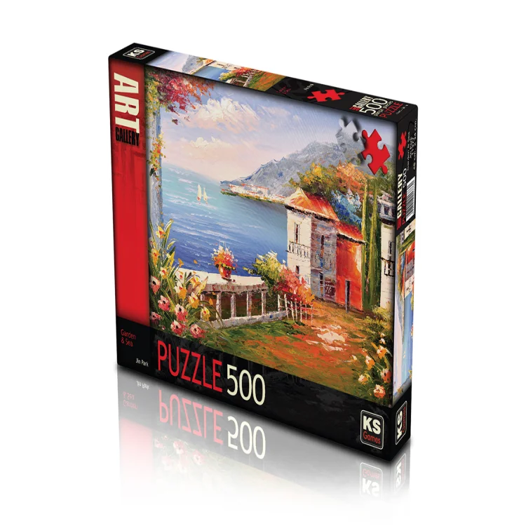 Onur 11377 Puzzle 500 Garden Sea Jın Park
