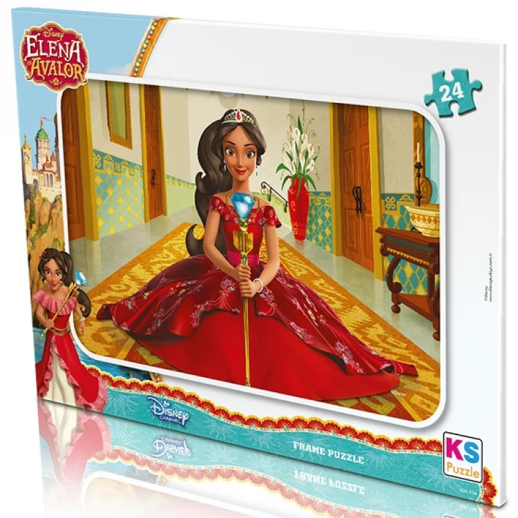 Ks Games Puzzle 24 Parça Elena Avalor Frame Eln.704  Ksgm