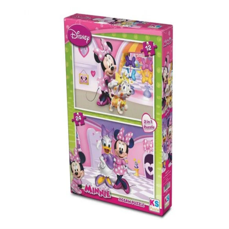 Onur Minnie 2 İn 1 Puzzle 12*24 Min.726
