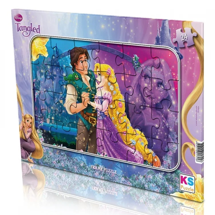 Ks Games Puzzle 24 Parça Tangled Frame Tg.704 Ksgm