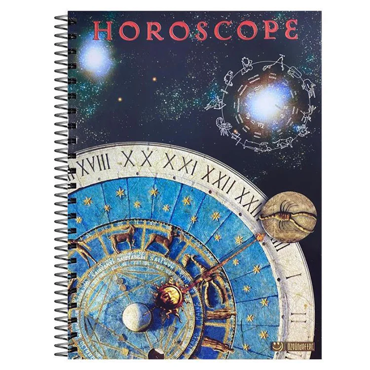 Özgün A4 Horoscope Spiralli Sert Kapak Defter Kareli 150 Yaprak Ürün Kodu:4503