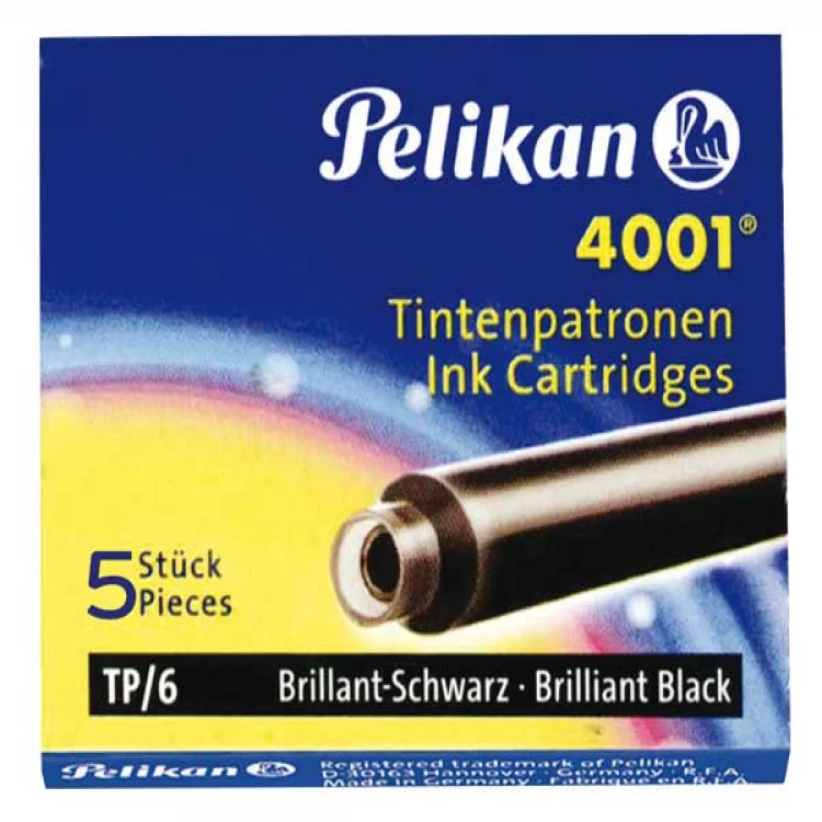 Pelikan Dolma Kalem Kartuş 4001 Dev Siyah 5li 310615