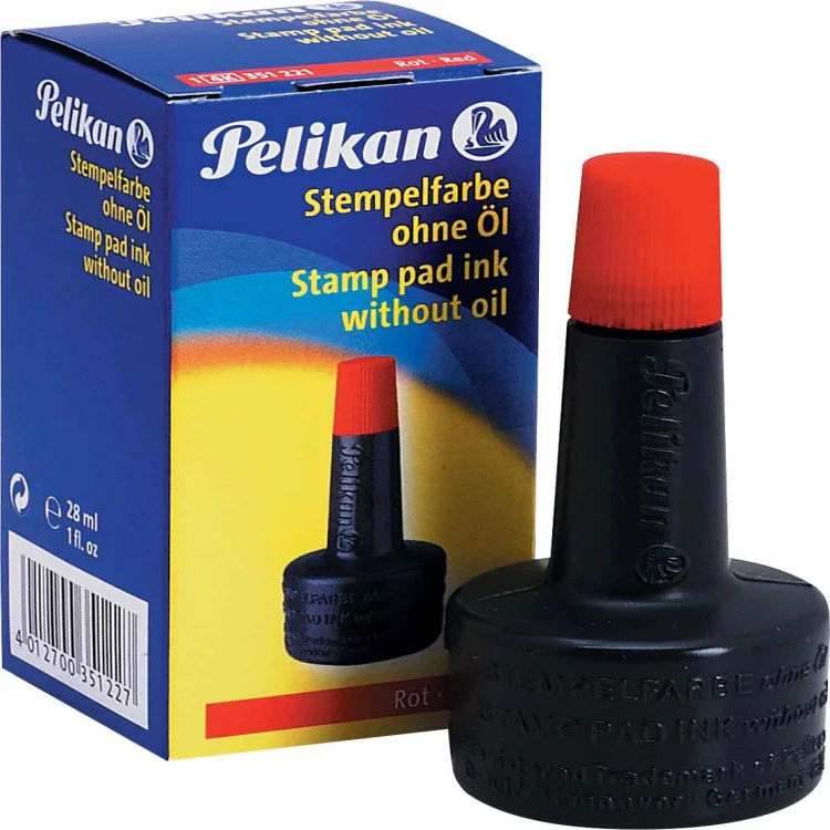 Pelikan Istampa Mürekkep Kırmızı 30 Ml. No:351221