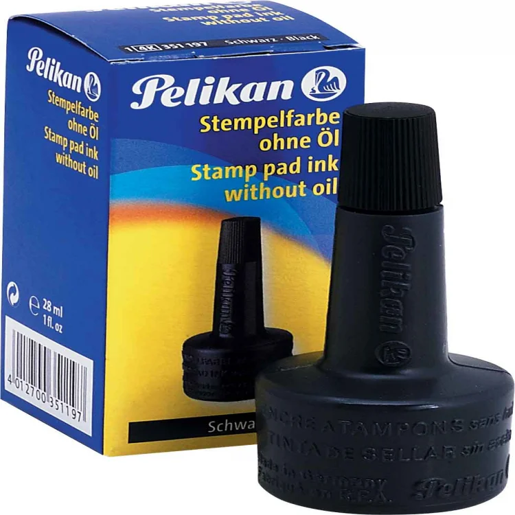 Pelikan Istampa Mürekkep Siyah 30 Ml. No:351197