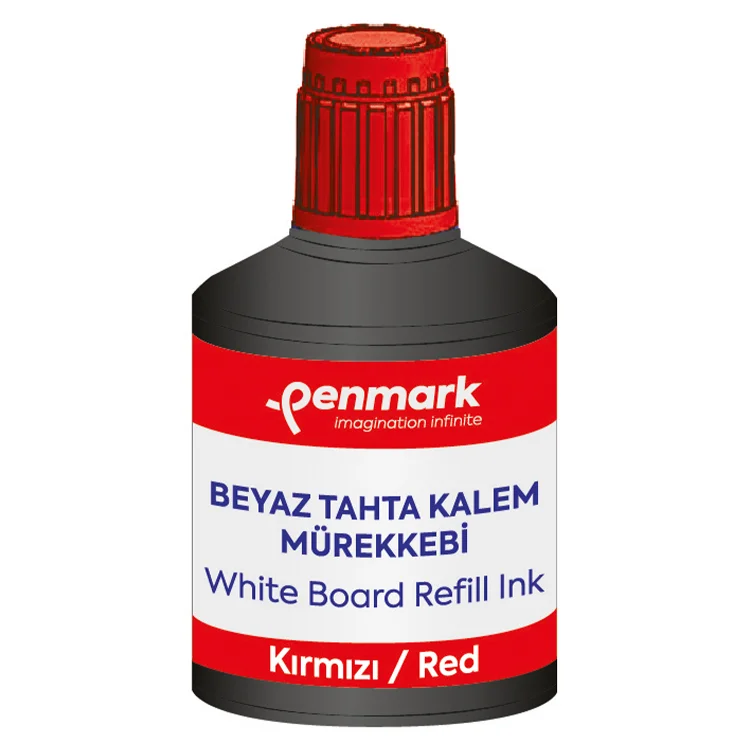 Penmark Beyaz Tahta Kalem Mürekkebi 100 Ml Kırmızı Hs-107 03