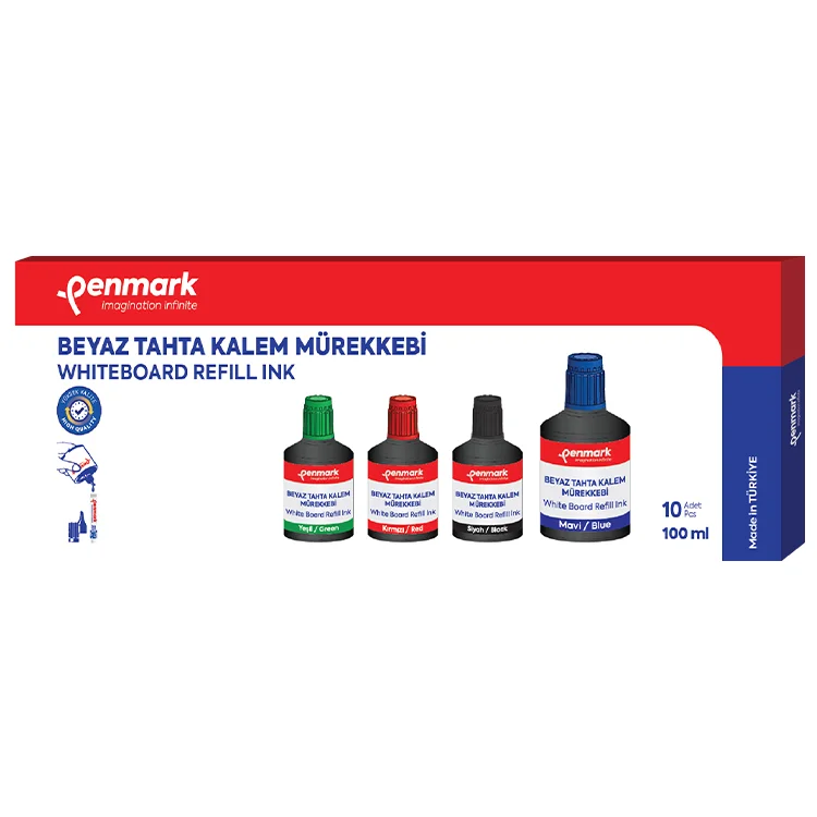 Penmark Beyaz Tahta Kalem Mürekkebi 100 Ml Mavi Hs-107 02