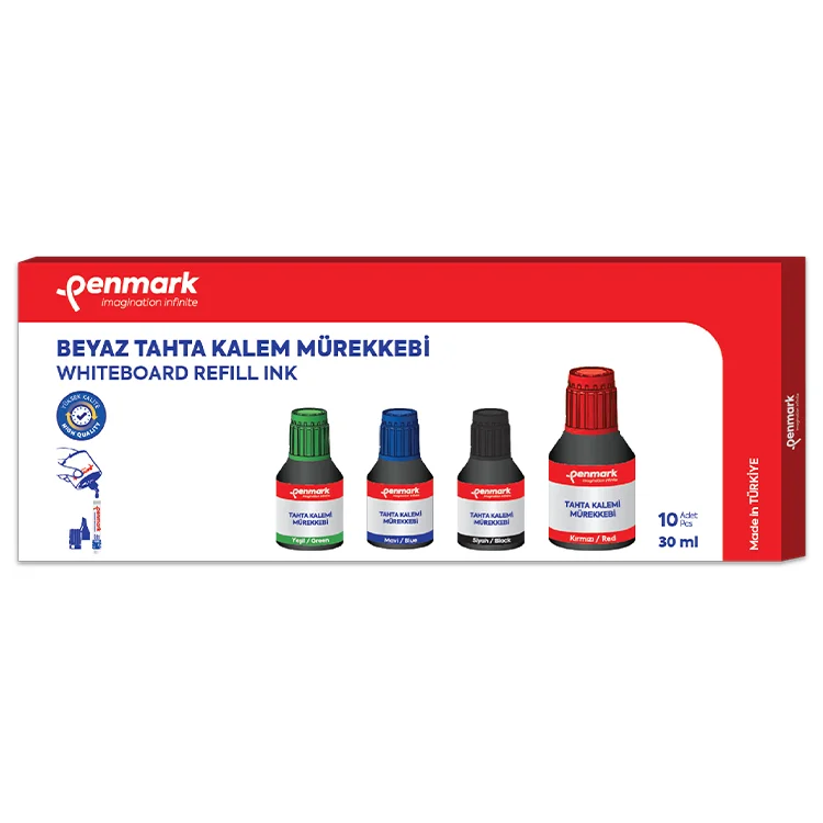 Penmark Beyaz Tahta Kalem Mürekkebi 30 Ml Kırmızı Hs-106 03
