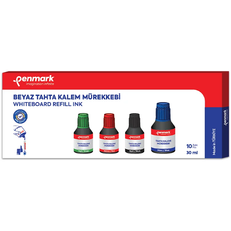 Penmark Beyaz Tahta Kalem Mürekkebi 30 Ml Mavi Hs-106 02