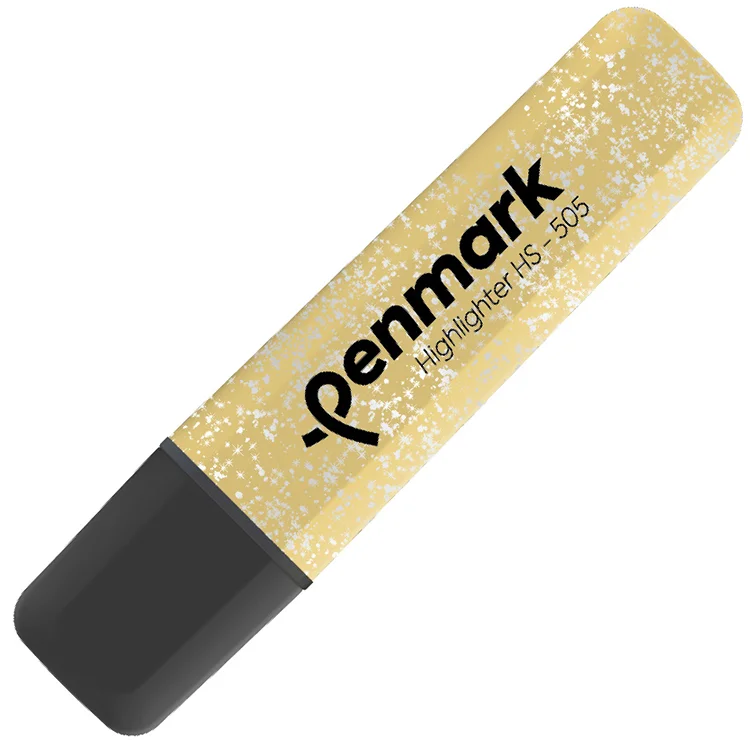 Penmark Fosforlu Kalem Metalik Simli Gold Penmarkhs50513