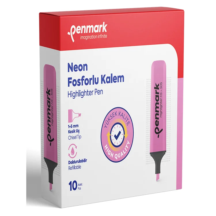 Penmark Fosforlu Kalem Neon Pembe Penmarkhs50504