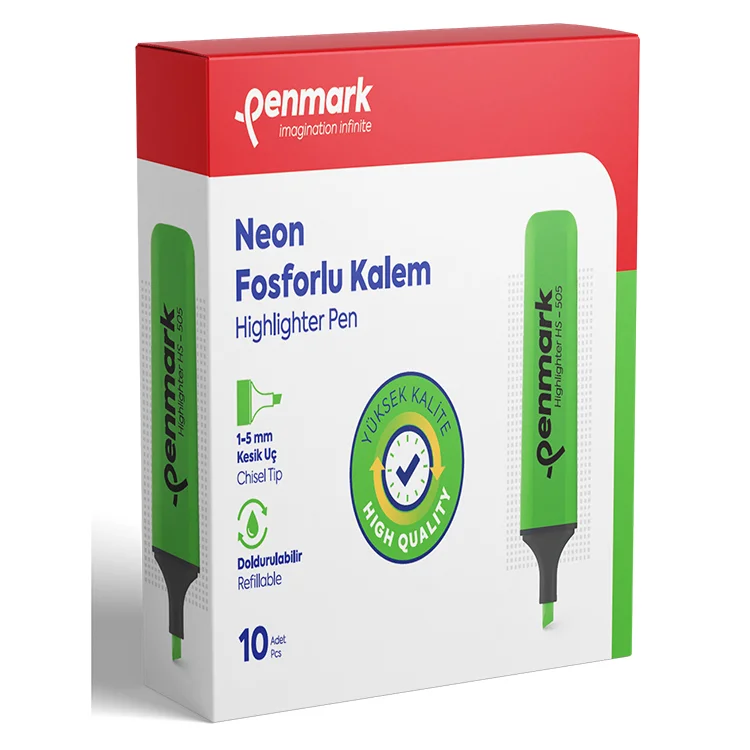 Penmark Fosforlu Kalem Neon Yeşil Penmarkhs50502