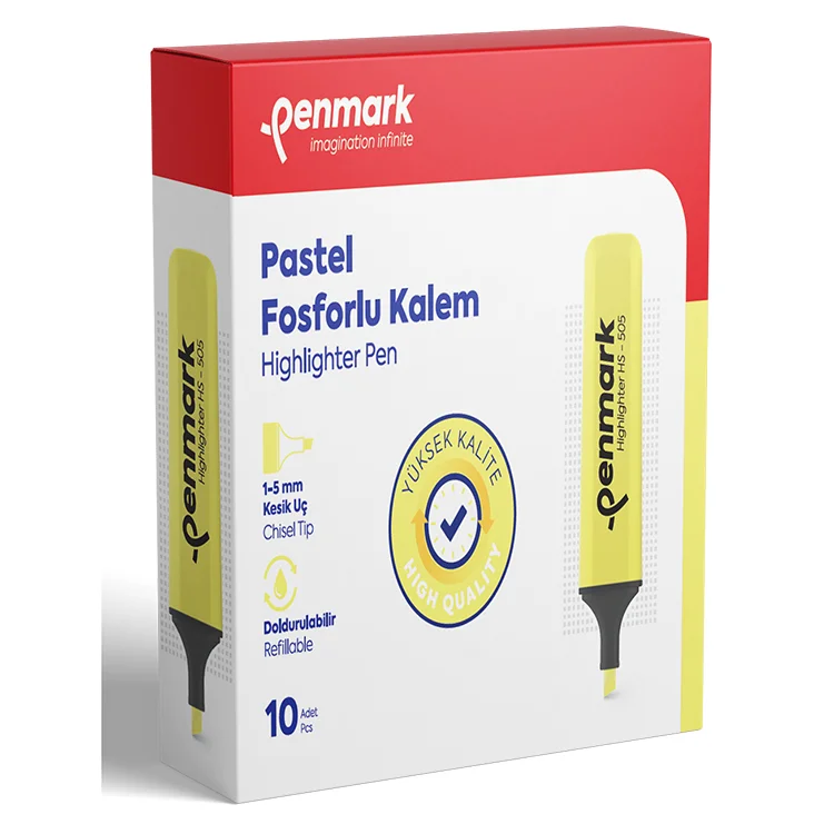Penmark Fosforlu Kalem Pastel Limoni Penmarkhs50511