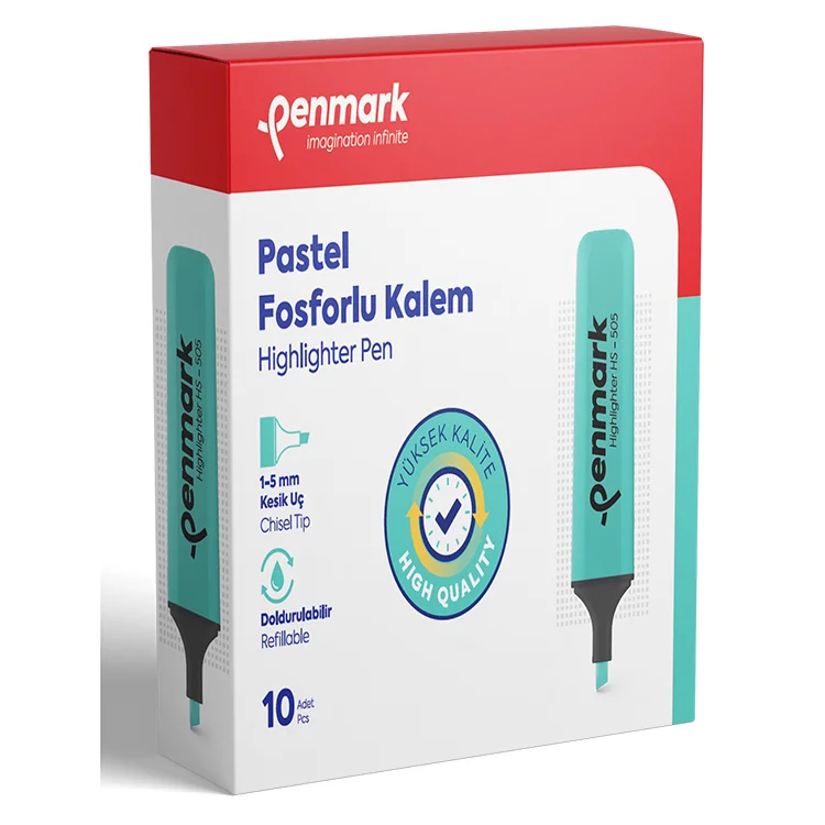Penmark Fosforlu Kalem Pastel Nane Şekeri Penmarkhs50508