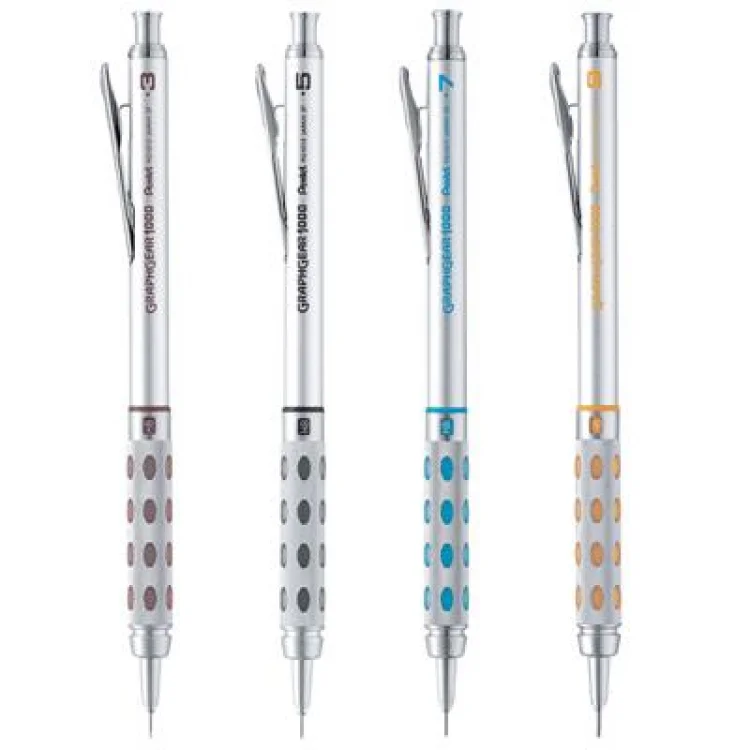 Pentel 0.7 Mm Metal Gövde Gizli Uç Teknik Çizim Versatil Kalem Y Pg1017