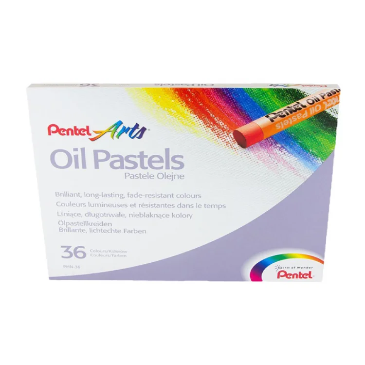 Pentel 36 Renk Yağlı Pastel Boya Phn36