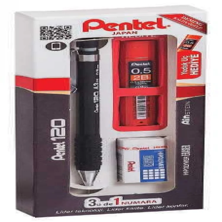 Pentel A315-3as Pentel 120a3 3lü Tk.vers+silgi+hd