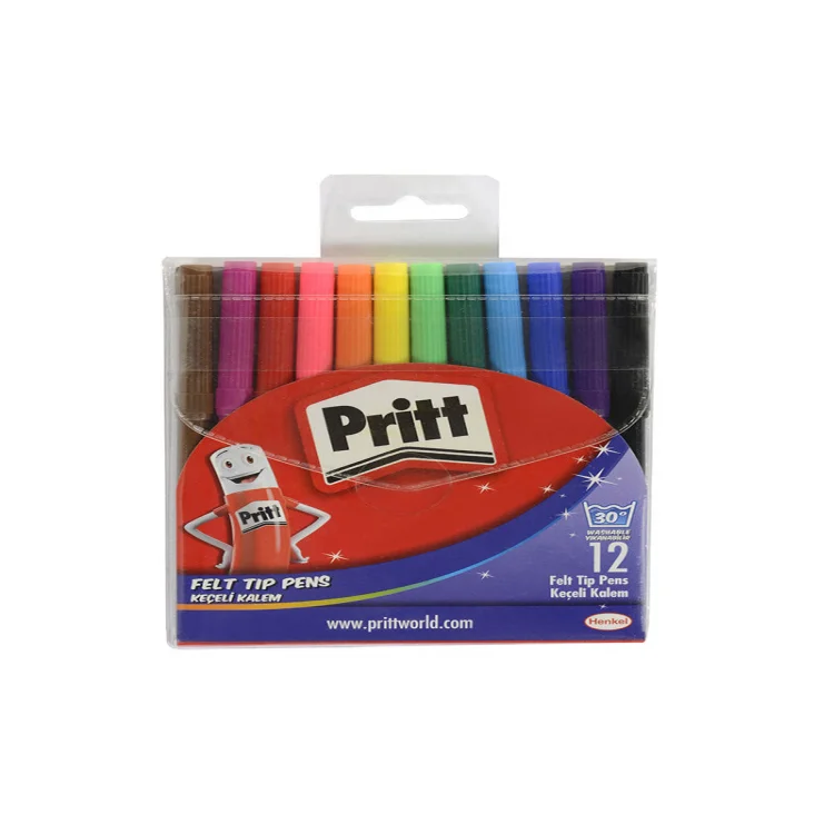 Pritt 1687976 Keçeli Kalem 12 Renk