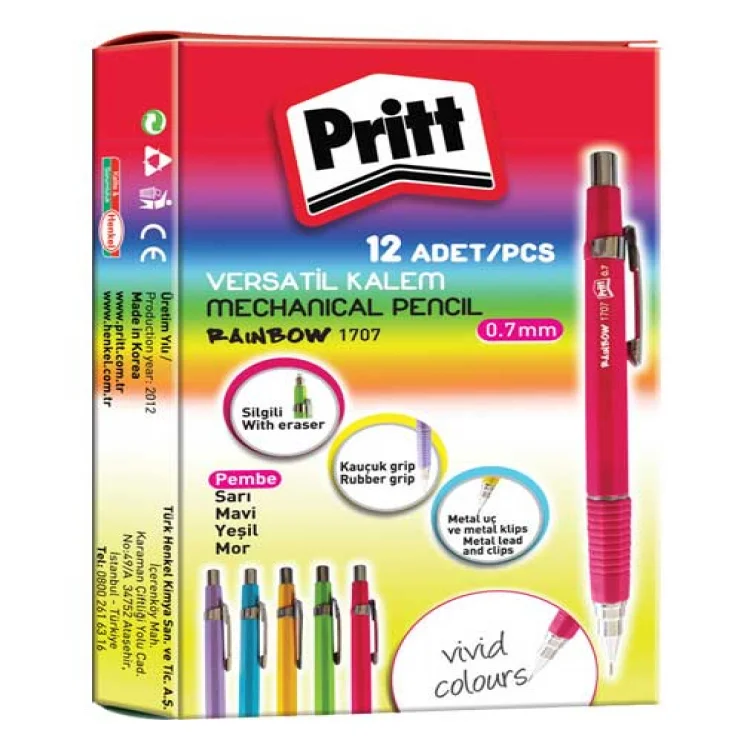Pritt 1923825 Rainbov Versatil Kalem  0.5-0.7 Krş.renk