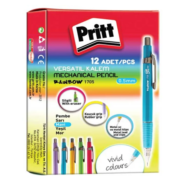 Pritt 1923825 Rainbov Versatil Kalem  0.5-0.7 Krş.renk