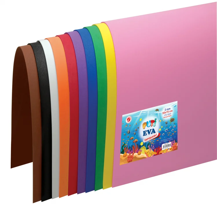 Puti Eva 50x70 Cm Yapışkanlı 10lu Karışık Renk 1161