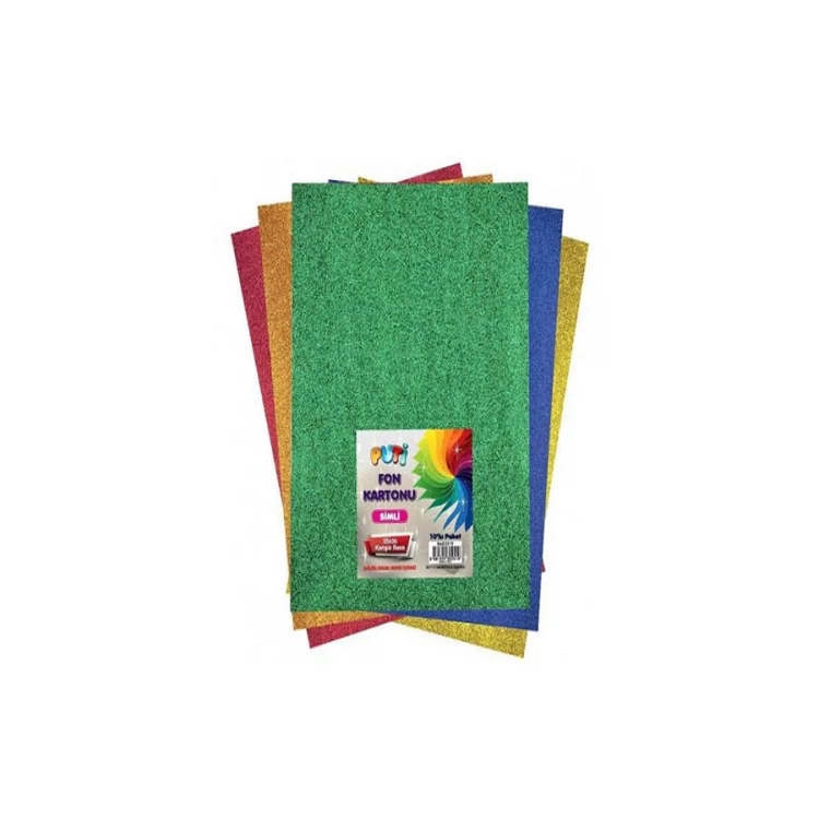 Puti Fon Kartonu 25x35 Metalik 10lu Karışık 5565