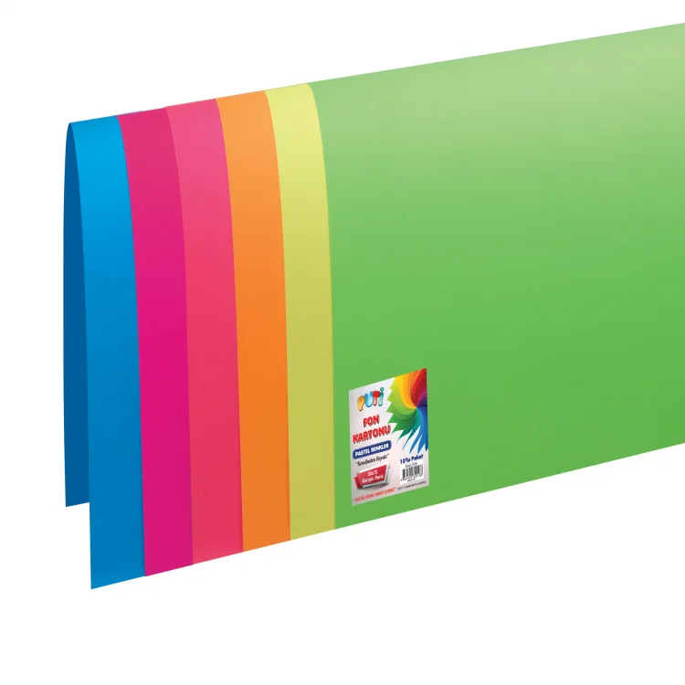 Puti Fon Kartonu 50x70 Fosforlu 50li Paket Sarı 2700