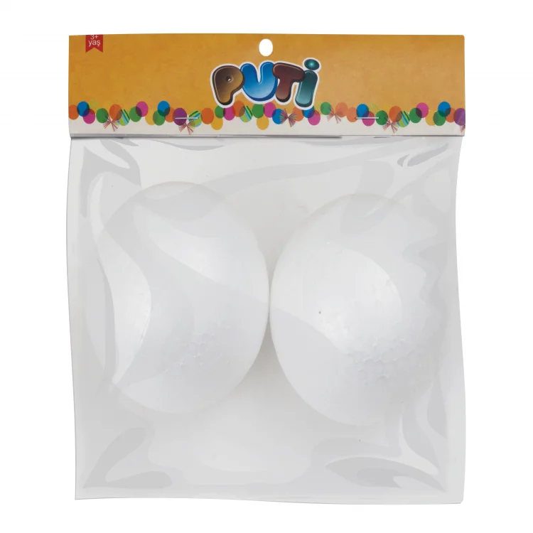 Puti Köpük Top 10 Cm 2li 4797