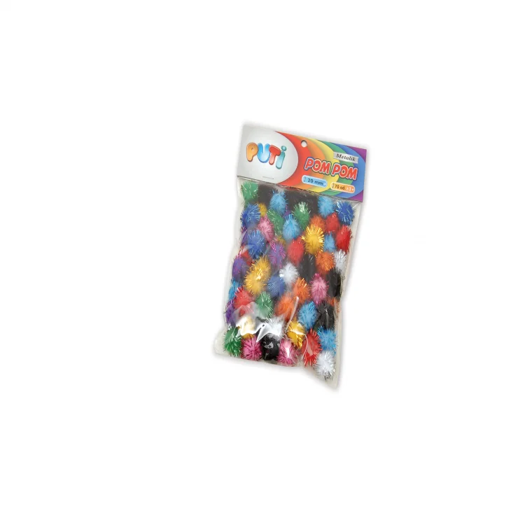 Puti Ponpon 20 Mm Metalik 4483