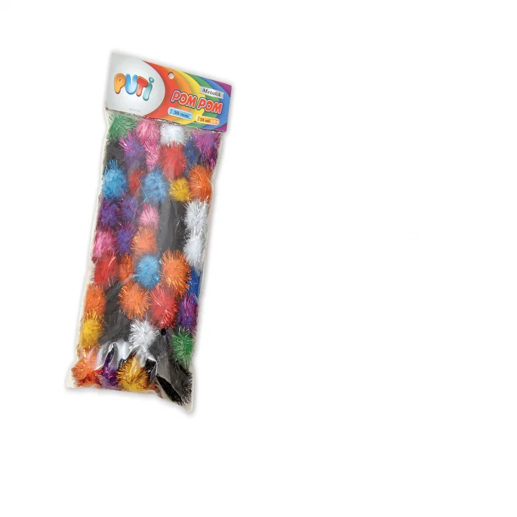 Puti Ponpon 30 Mm Metalik 4490
