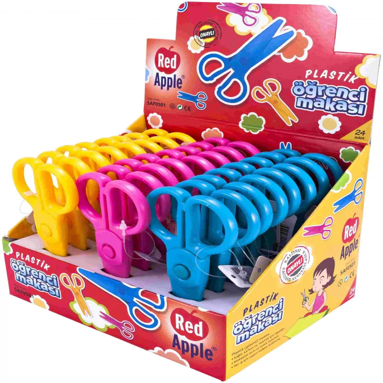 Red Apple Plastik Makas Ra207-501