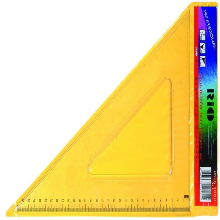 Rio Büyük Boy Lüx Gönye 32 Cm 60 Derece No:511