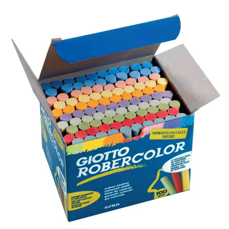 Robercolor Tebeşir 100lü Karışık Renkli - 539000