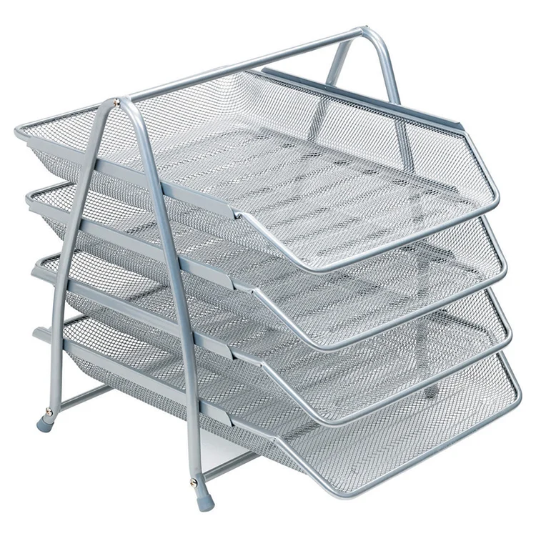 Rubenis 9184-g Evrak Rafi 4lü Gümüş