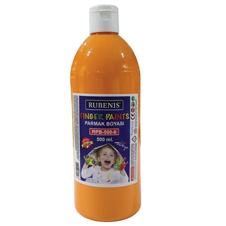 Rubenis Rpb-500-6 Parmak Boya Turuncu 500 Ml