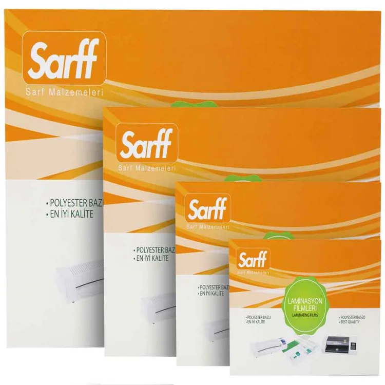 Sarff 78*102 Parlak Laminasyon Filmi 125 Mic.50li 15309035