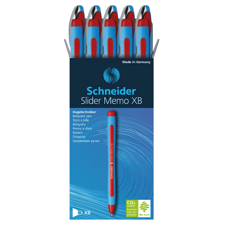 Schneider Slider Memo Tükenmez Kalem Xb Kırmız Sct501-150202