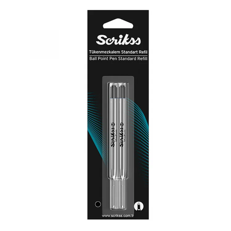 Scrikss Jel Refil 0.7 Mm Siyah Blister 2li