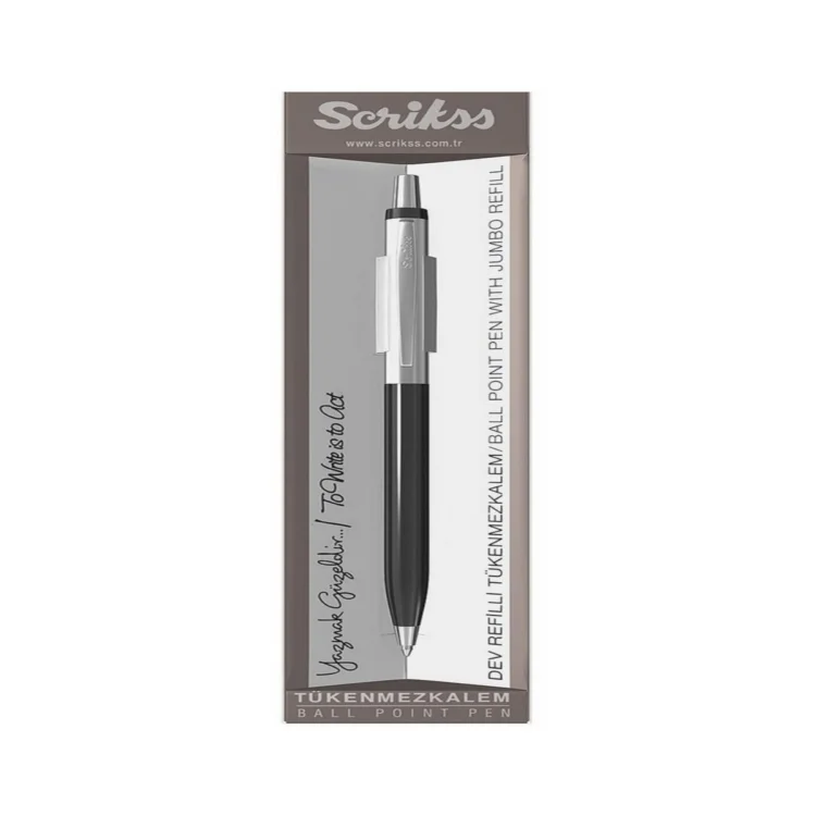 Scrikss Tükenmez Kalem 51 İnci Siyah