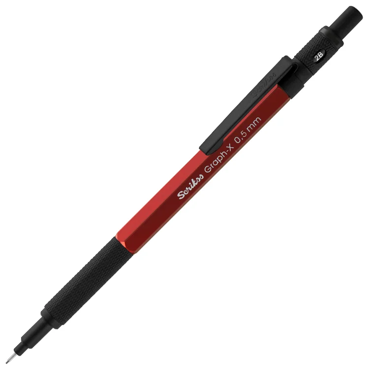 Scrikss Versatil Kalem Graph-x Metal 0.5 Mm Kırmızı