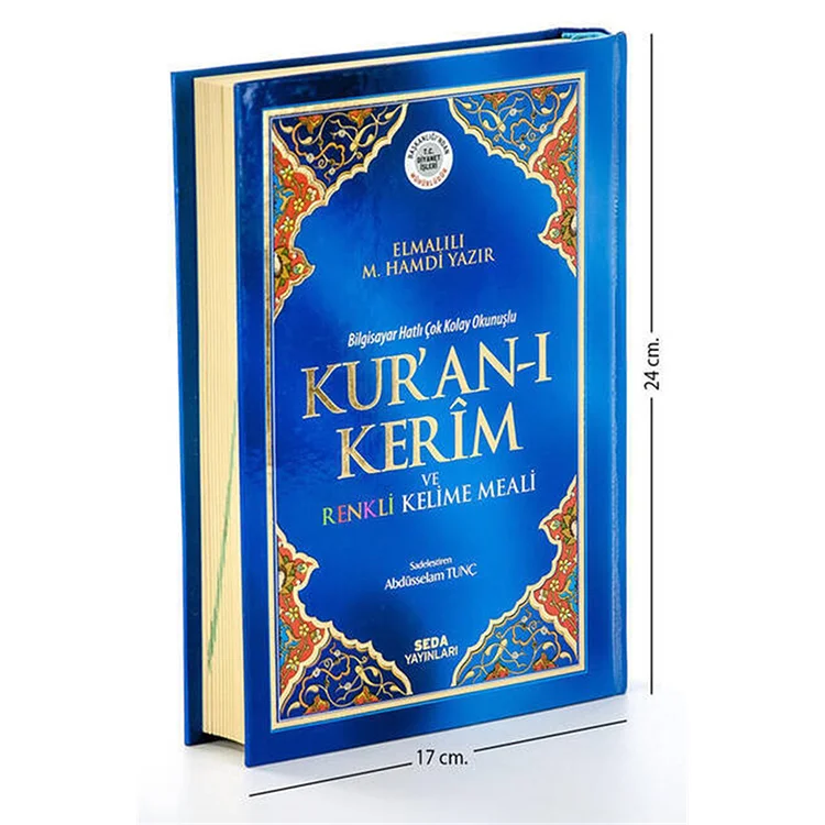 Seda Yayınları K152 Orta Kuranı Kerim Ve Renkli K.k. Meal Rmzn