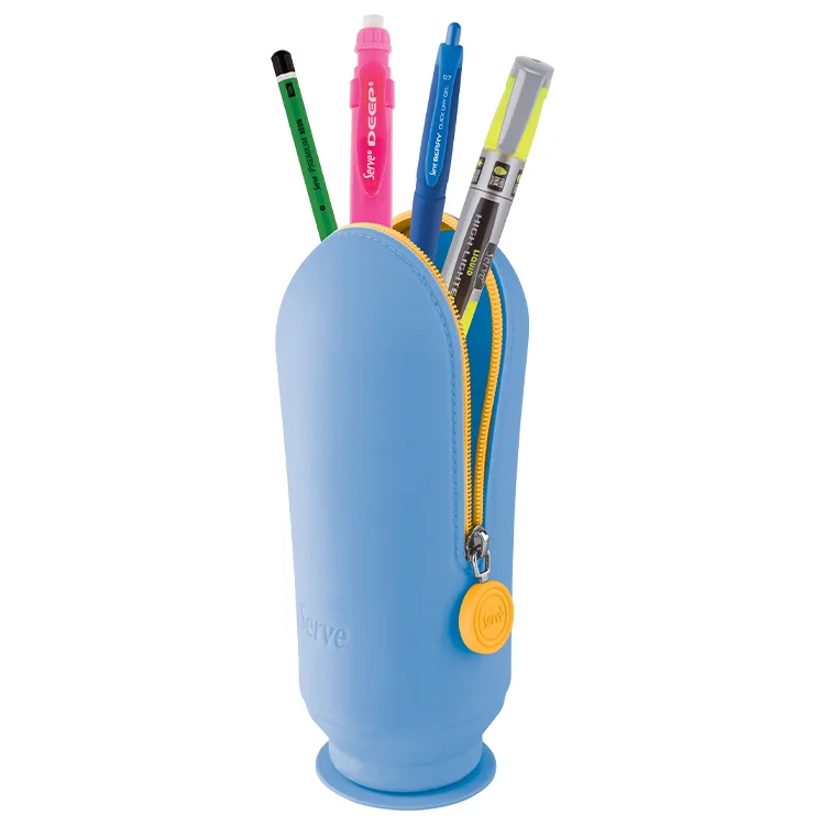 Serve Hoop Kalem Çantasi Pastel Gök Mavi Sv-hoopgm