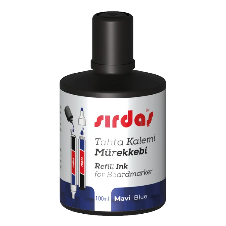 Sırdaş Tahta Kalem Mürekkebi 100 Ml Mavi