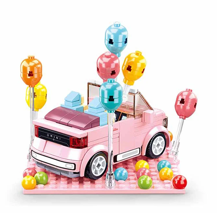 Sluban Mini Handcraft Party Car_ Pembe 1016000264000