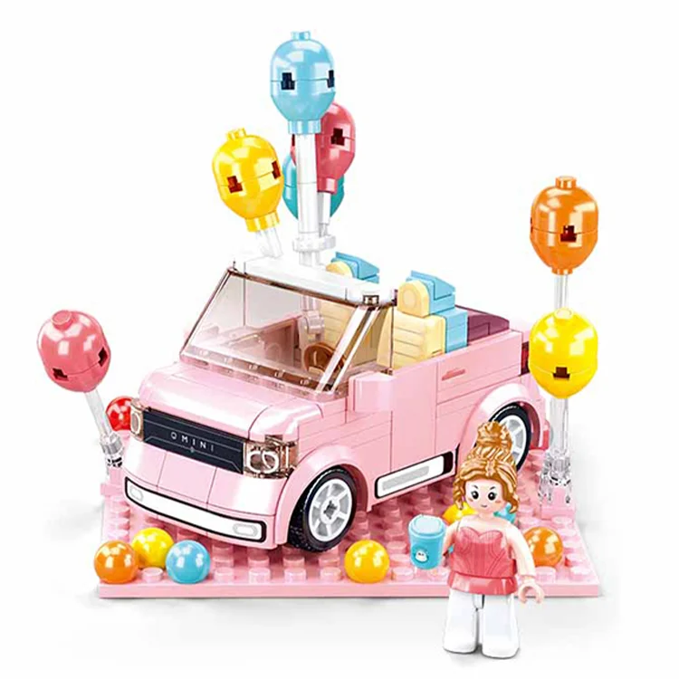 Sluban Mini Handcraft Party Car_ Pembe 1016000264000