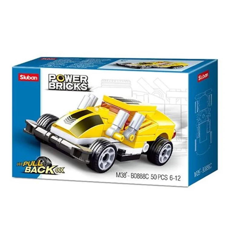 Sluban Power Bricks Sarı Spor Araba 1016000240000