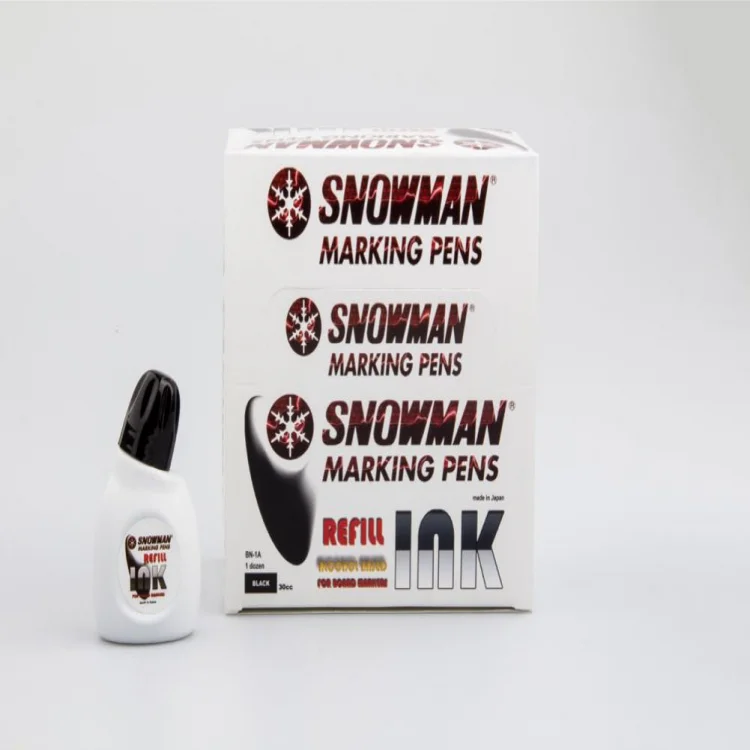 Snowman Tahta Kalem Mürekkebi 30cc. Siyah