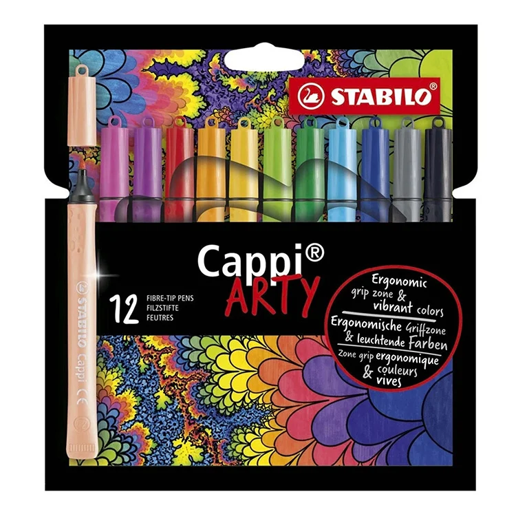 Stabilo Cappi Arty 12li Keçeli Boya Kalem 168/12-1-20 51013377