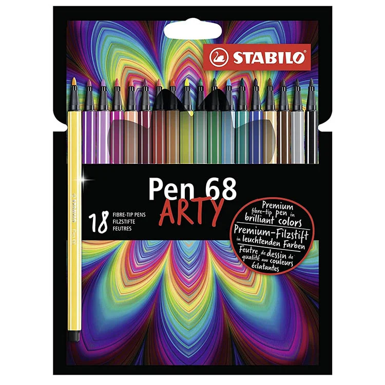 Stabilo Pen 68 Brush Arty 18li Keçe Uçlu Kalem 568/18-21-20 51000869